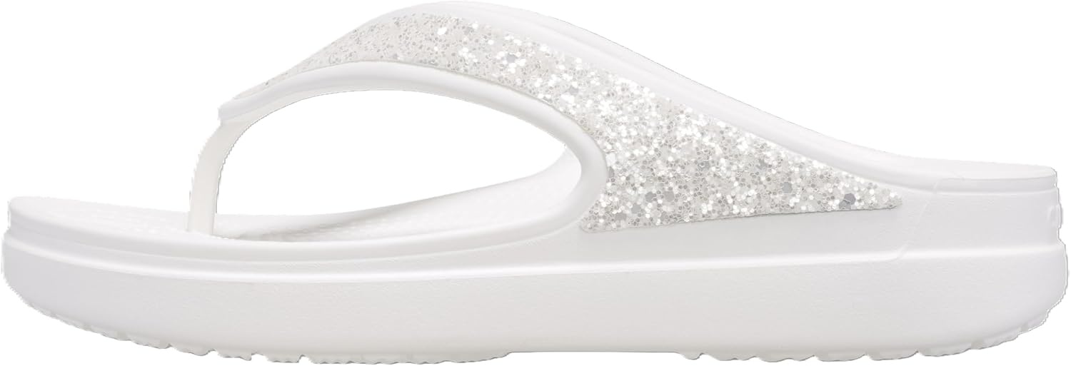 image:imageCrocs womens Sloane Glitter FlipWhite Glitter