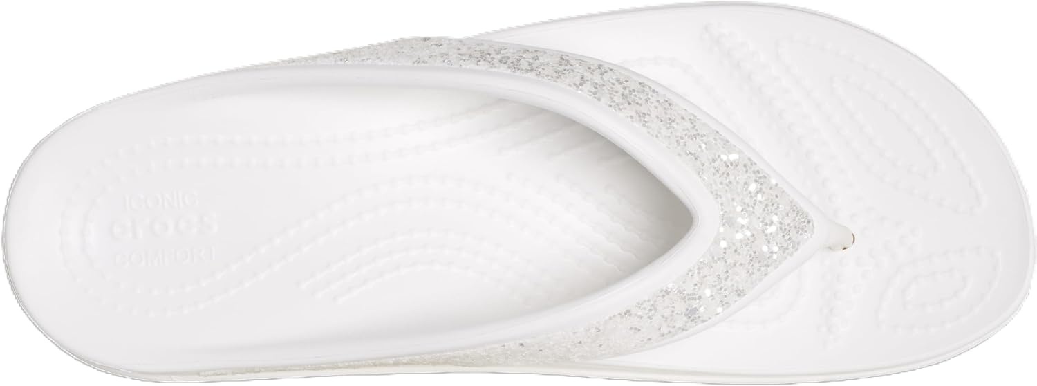 image:imageCrocs womens Sloane Glitter FlipWhite Glitter