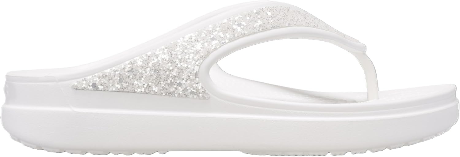 image:imageCrocs womens Sloane Glitter FlipWhite Glitter