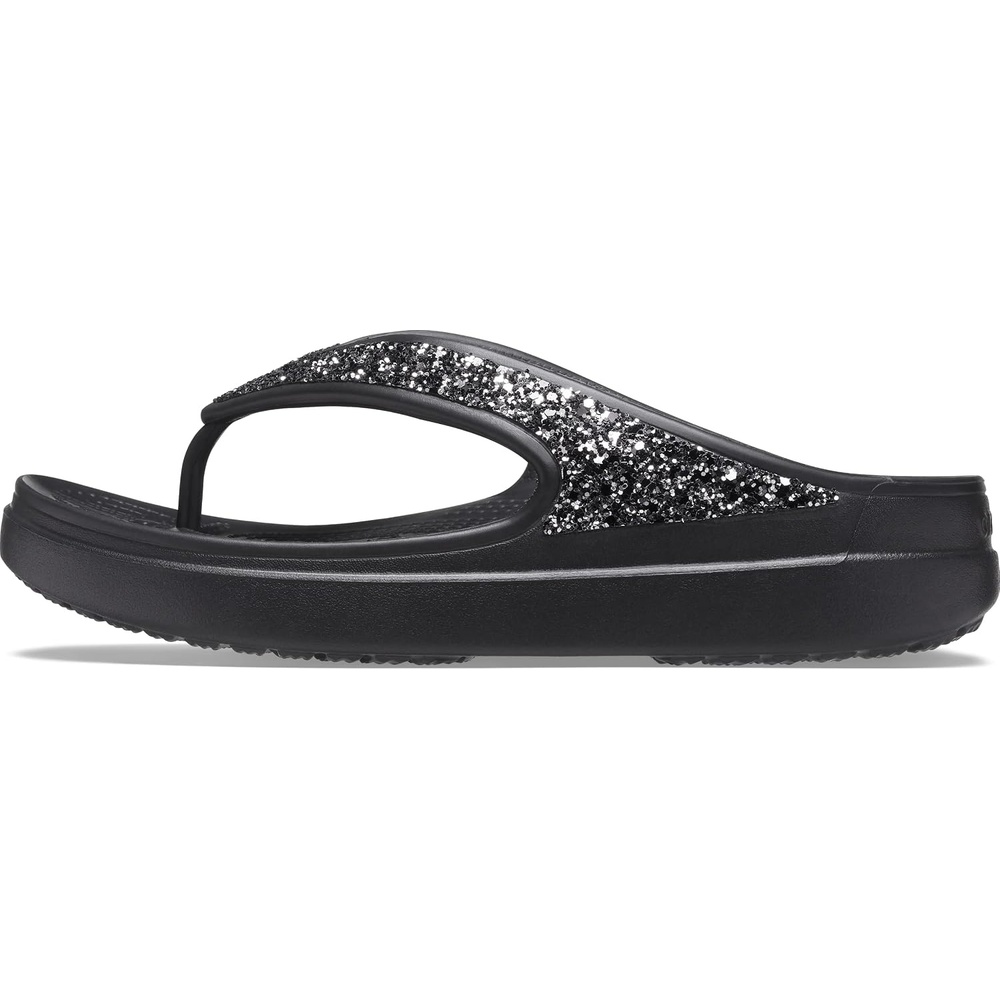 image:imageCrocs womens Sloane Glitter FlipBlack Glitter