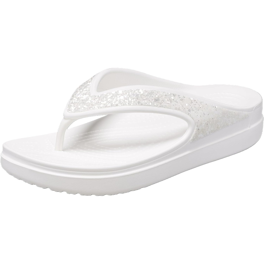 image:imageCrocs womens Sloane Glitter FlipWhite Glitter
