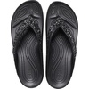 Crocs womens Sloane Glitter Flip(Black Glitter)