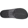 Crocs womens Sloane Glitter Flip(Black Glitter)