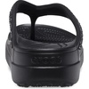 Crocs womens Sloane Glitter Flip(Black Glitter)