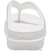 Crocs womens Sloane Glitter Flip(White Glitter)