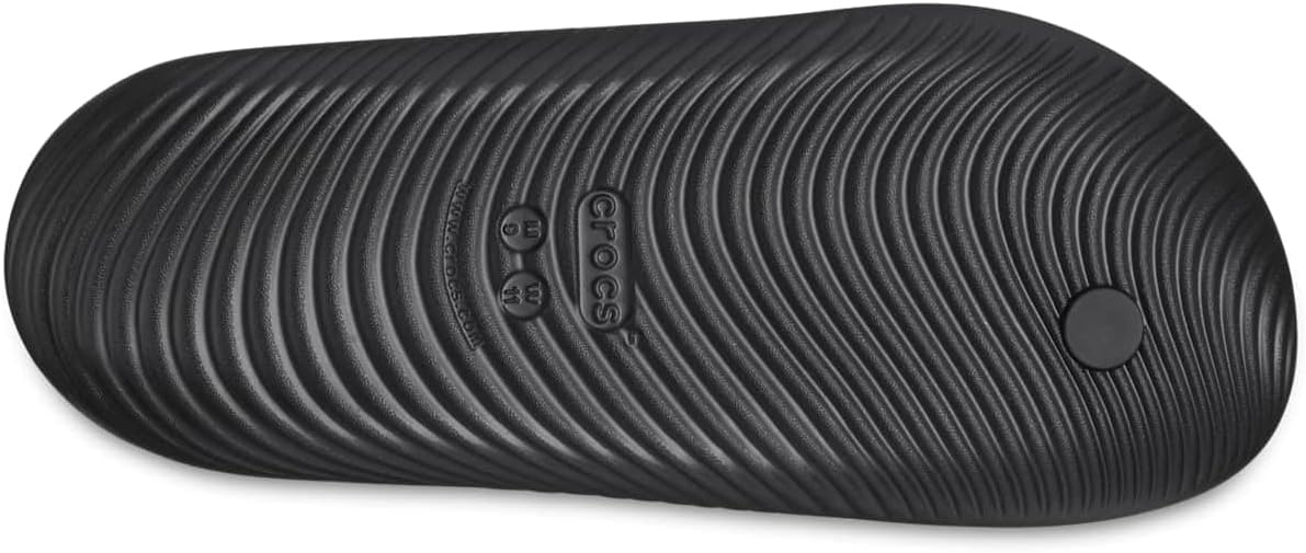 image:imageCrocs UnisexAdult Mellow Flip Flops Recovery Slides Bone Black 6 Men8 Women