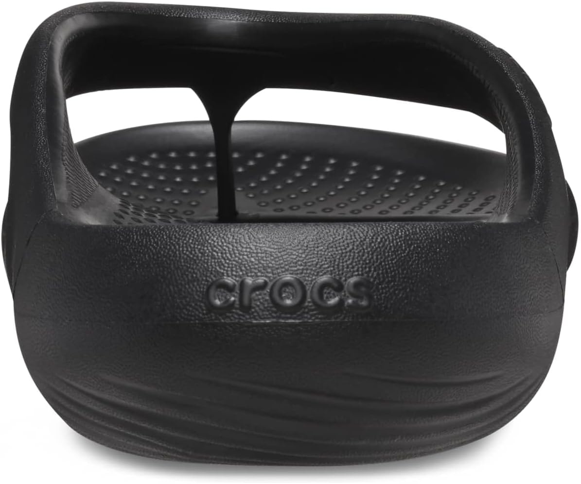 image:imageCrocs UnisexAdult Mellow Flip Flops Recovery Slides Bone Black 6 Men8 Women