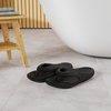 Crocs Unisex-Adult Mellow Flip Flops, Recovery Slides, Bone, Black, 6 Men/8 Women
