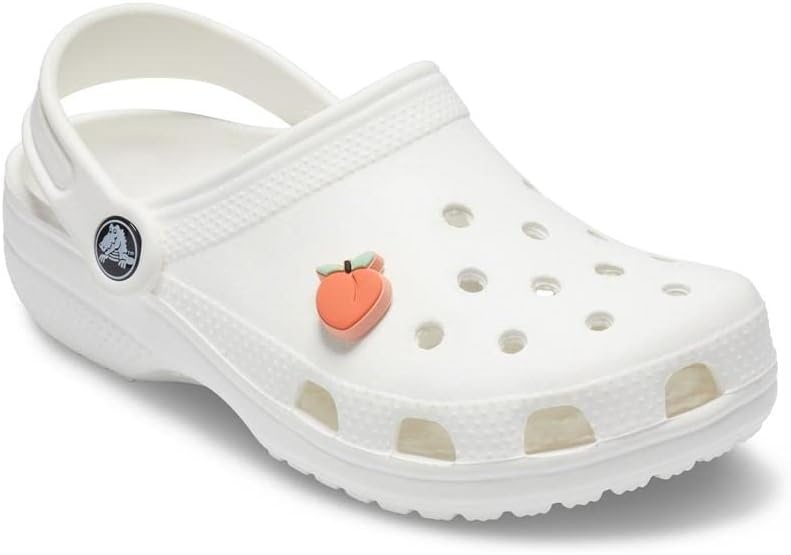 image:imageCrocs UnisexAdult Jibbitz Shoe Charms Cute Fruit Shoe Charm Singles Food Charms for Kids Teens and AdultsPeach