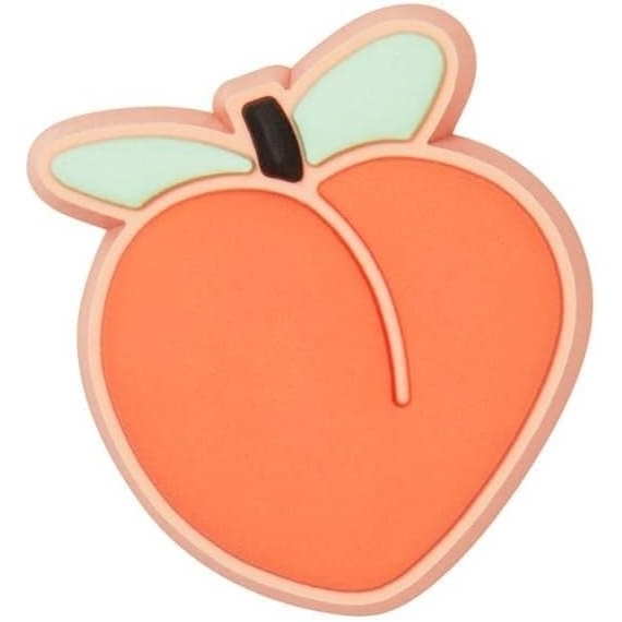 image:imageCrocs UnisexAdult Jibbitz Shoe Charms Cute Fruit Shoe Charm Singles Food Charms for Kids Teens and AdultsPeach